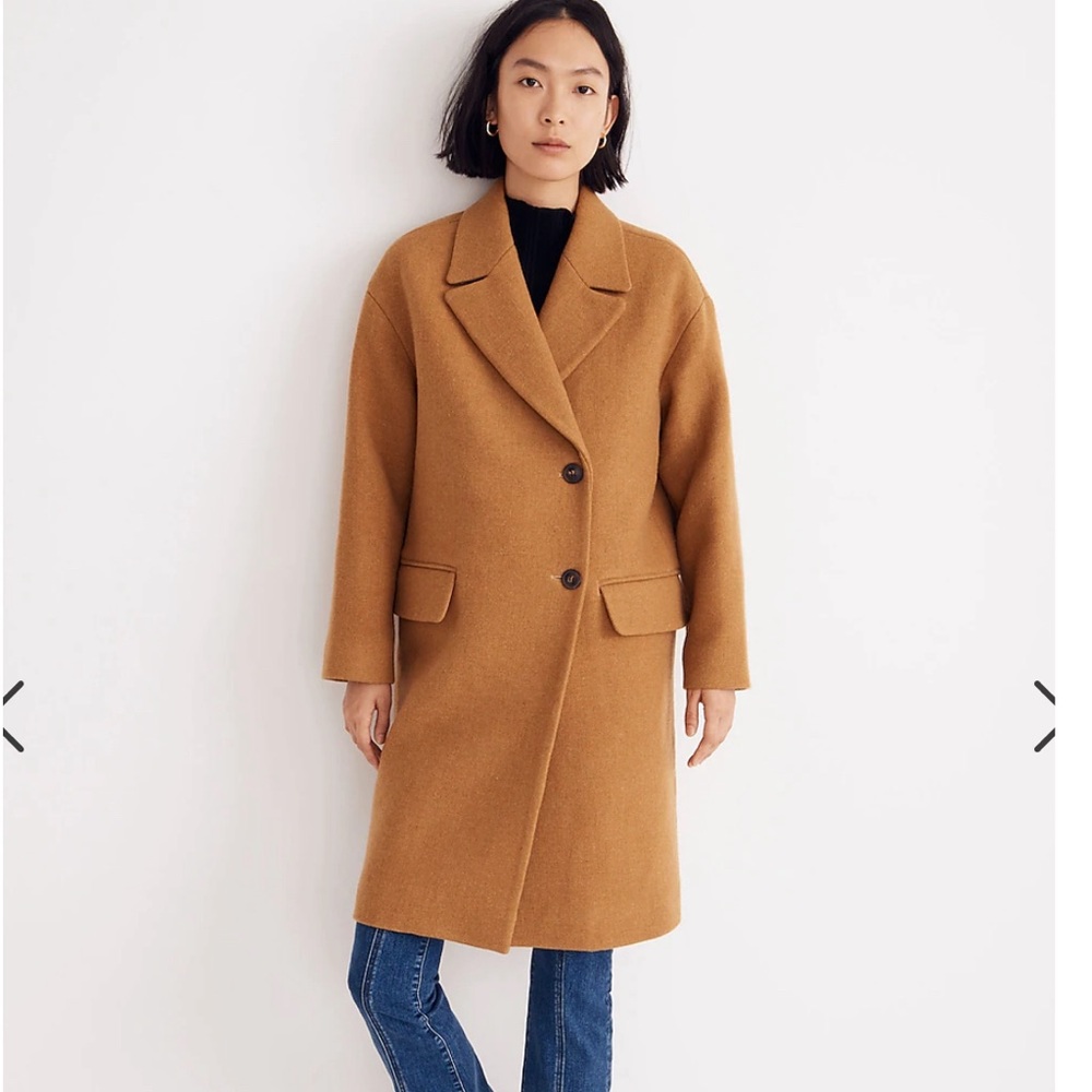 Madewell Camel Wool Coat